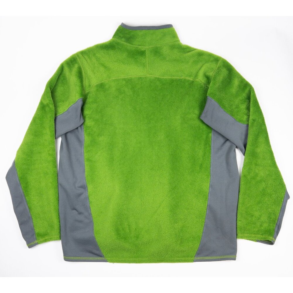 Patagonia R2 Fleece Jacket Men's XL Green Gray Full Zip Fuzzy Outdoor 25136 - Picture 3 of 13
